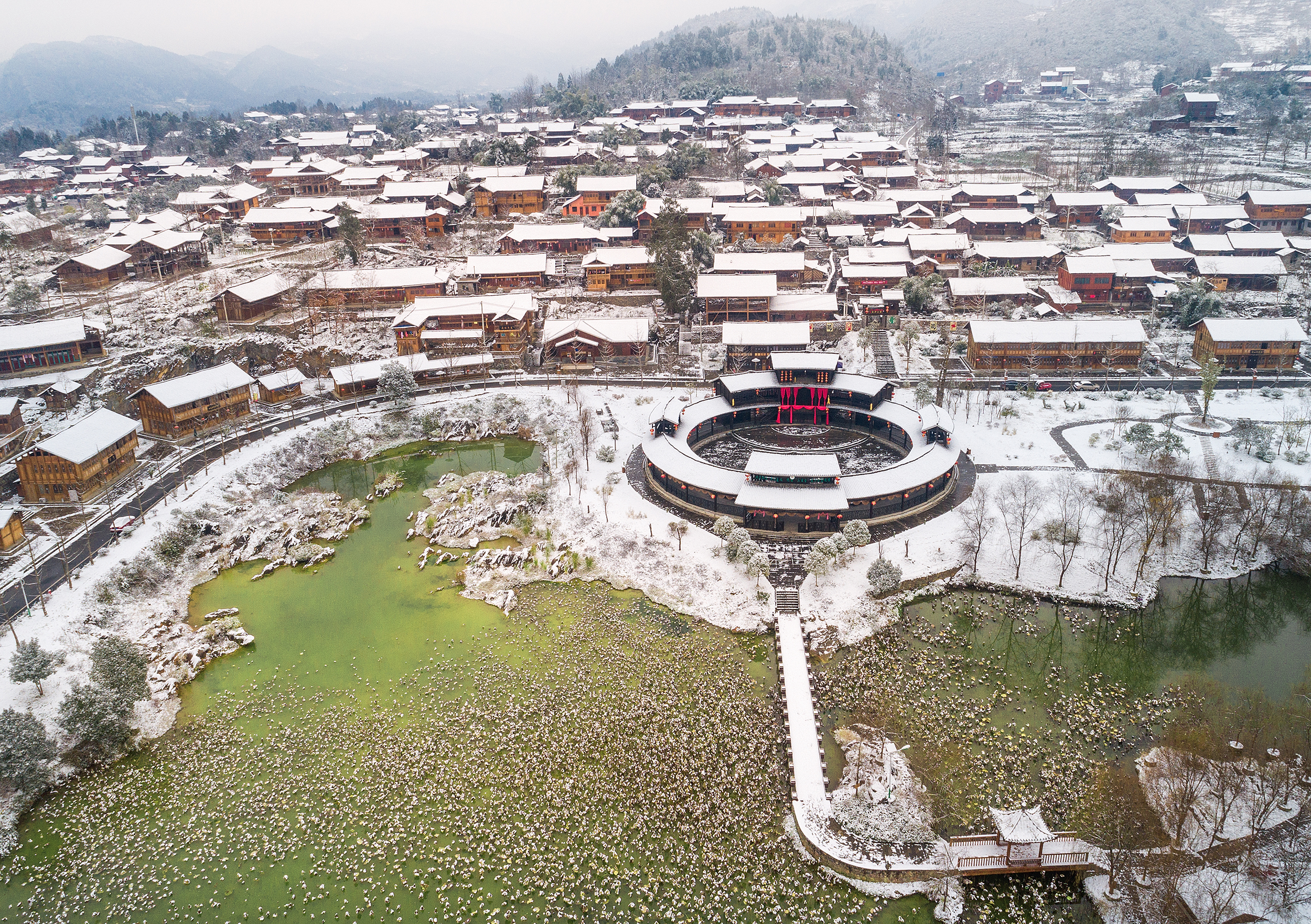 贵州省遵义市务川仡佬族苗族自治县龙潭古寨