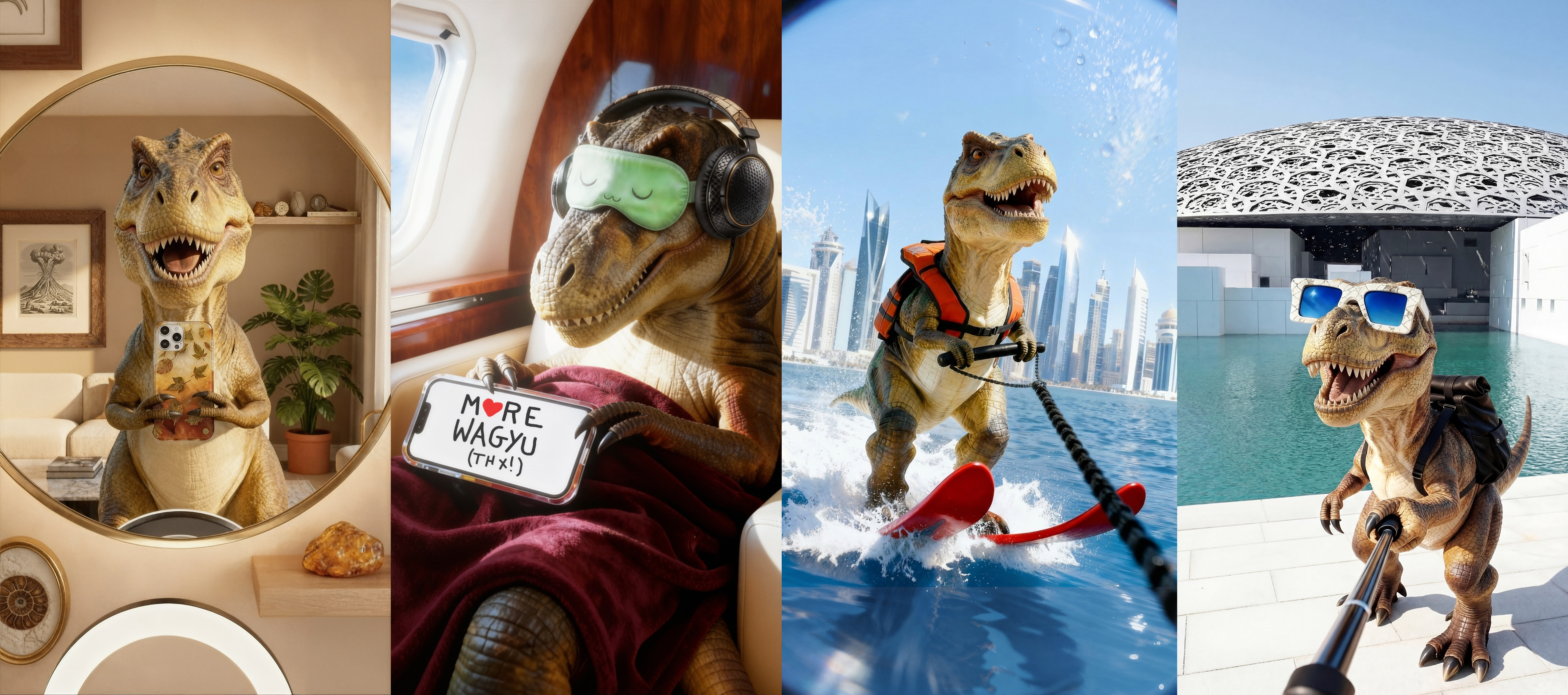 霸王龙“斯坦”正式入主阿布扎比自然历史博物馆社交媒体