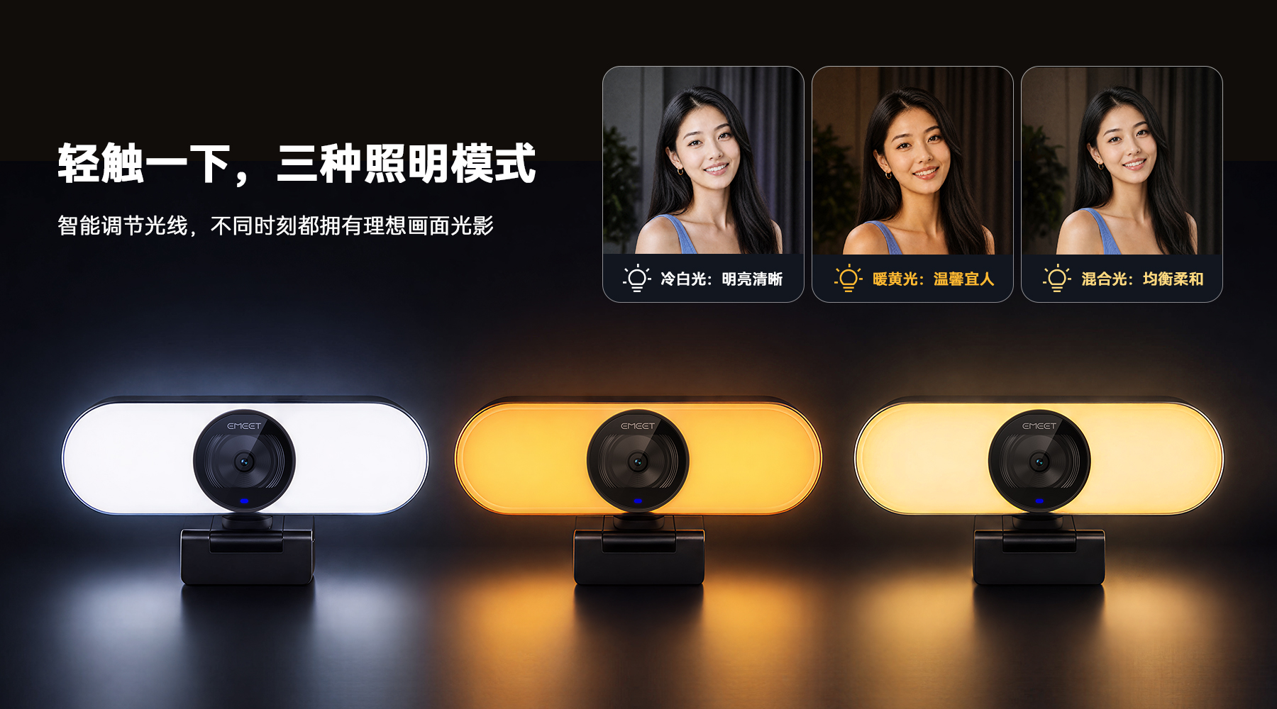 2026年直播摄像头怎么选？EMEET C60E 4K Light 给出答案