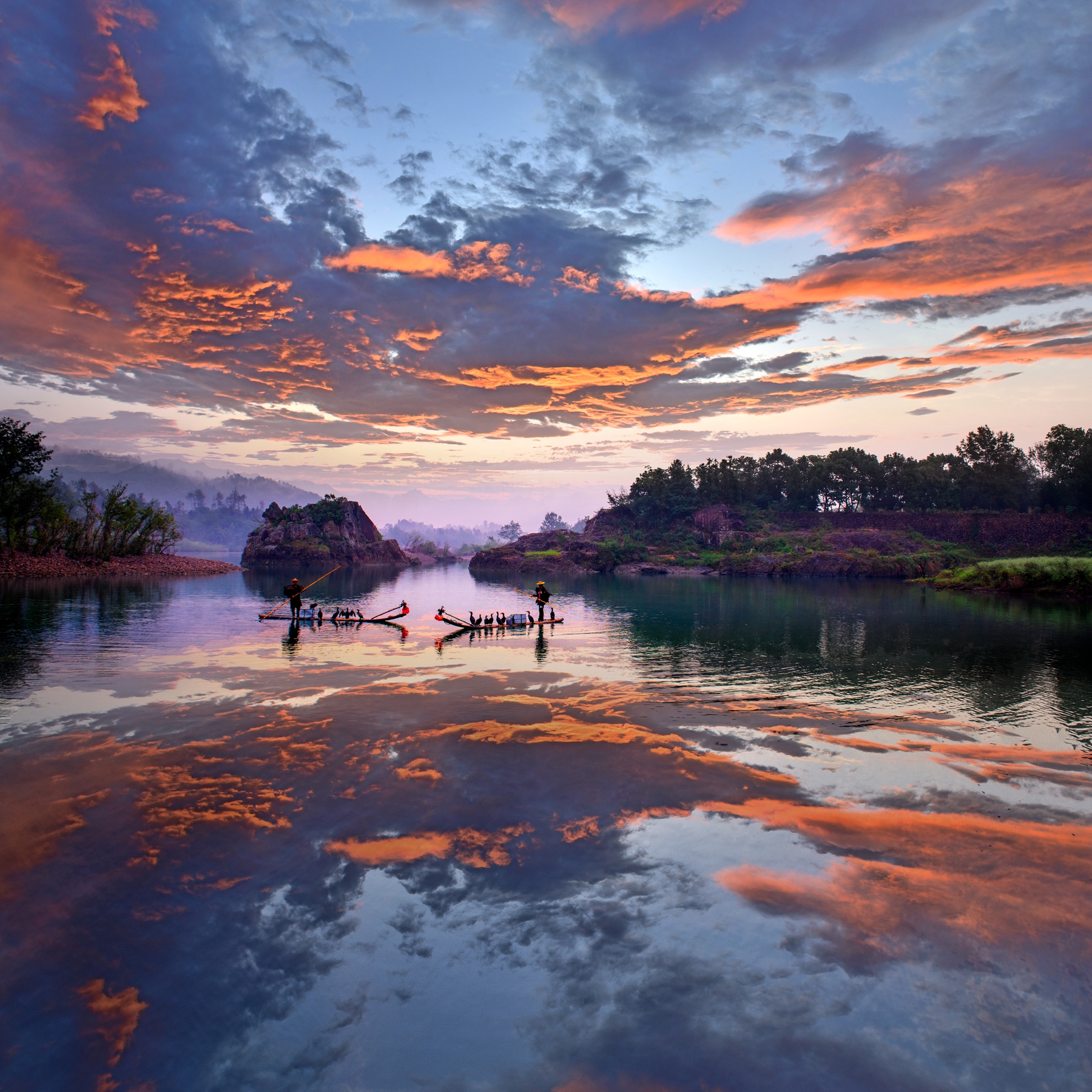 天光云影共徘徊