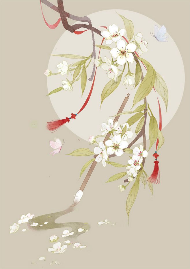 古风背景##古风底图##插画##封面#.