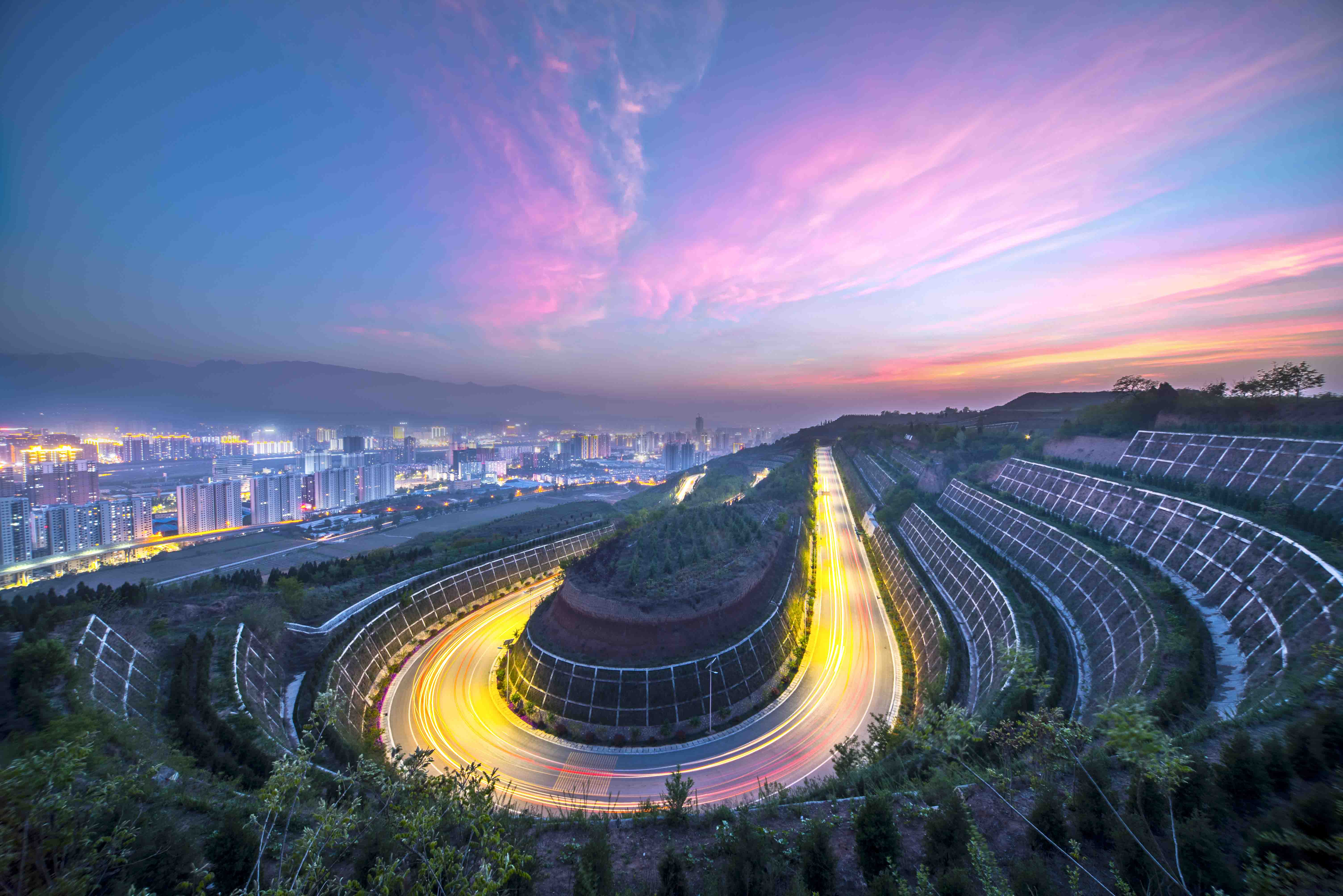 陕西宝鸡蟠龙塬景区.