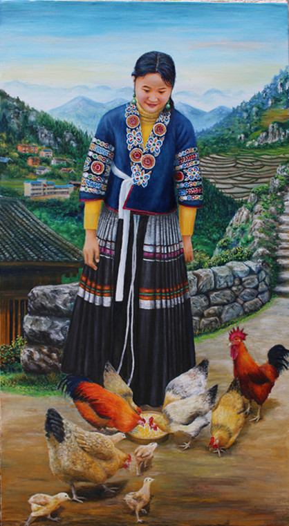 韦云峰苗岭春色广西壮族自治区隆林各族自治县