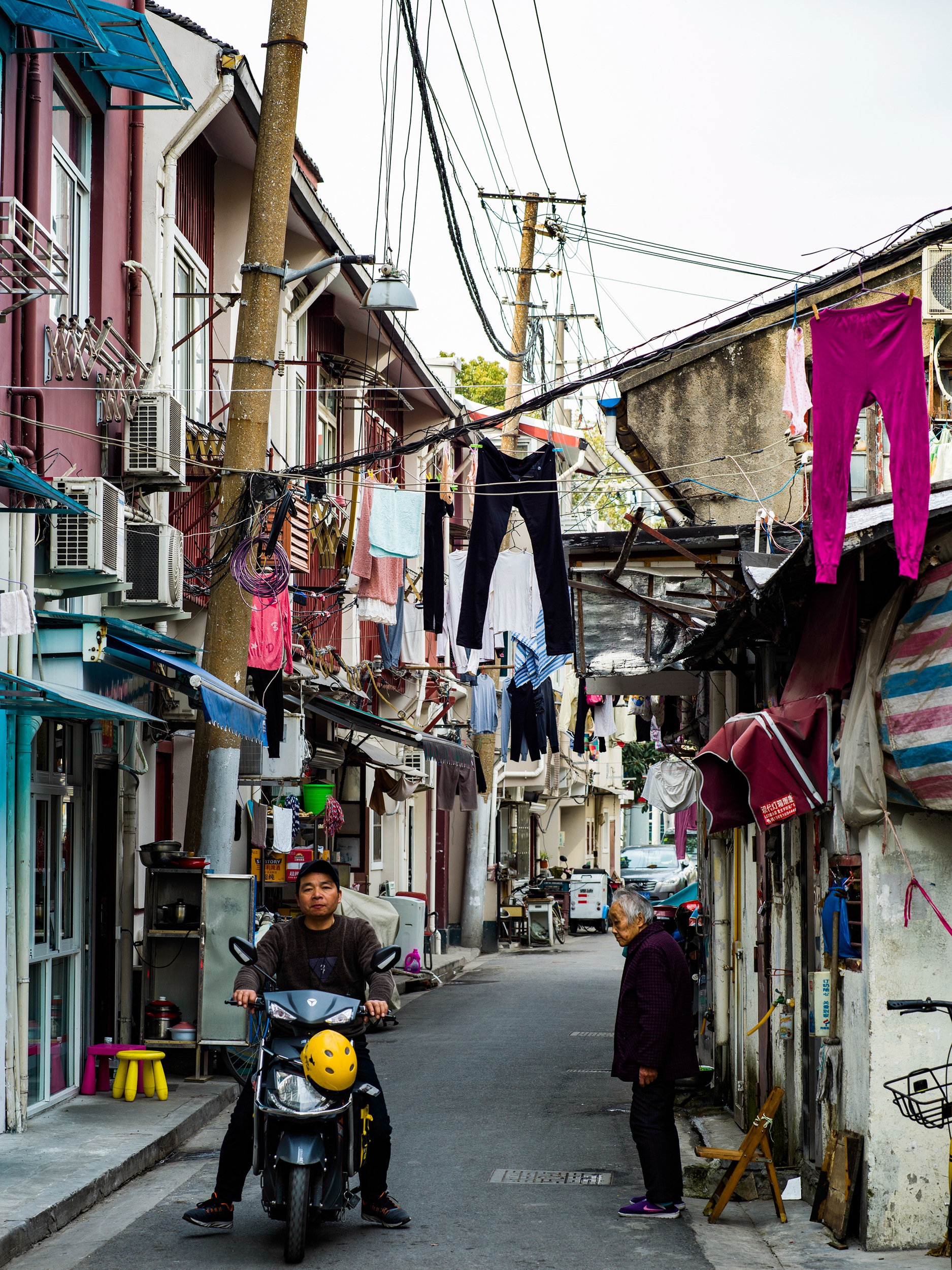 上海最后的棚户区组照